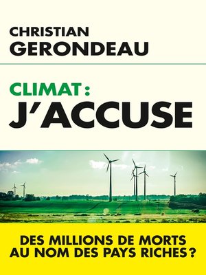 cover image of Climat, j'accuse